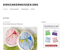 Tablet Screenshot of kirschkernkissen.org